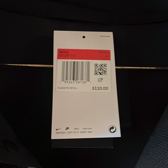 Nike Yoga Fleece 1/2 Button Men Large Black Sherpa Jacket Loose Fit DD2182-010 - Picture 3 of 4